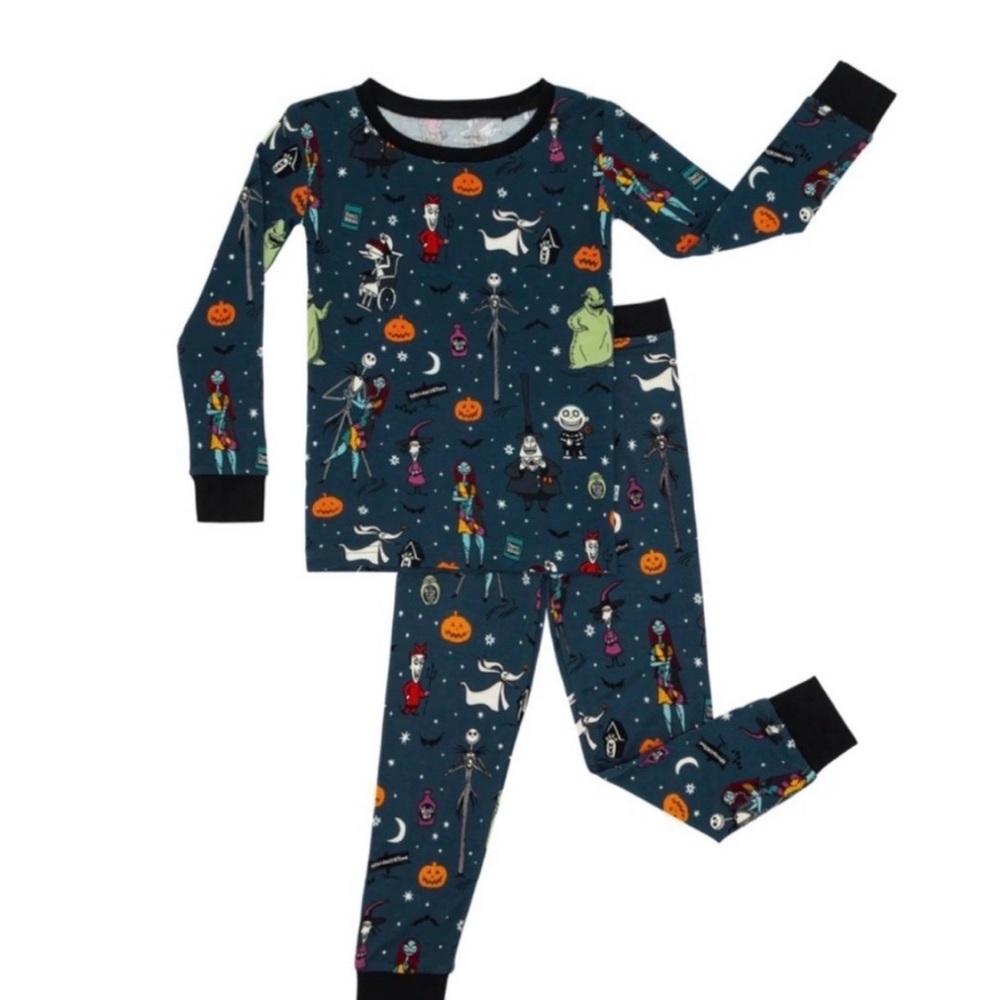 Disney Kids Pajama Set - Dark Blue with Halloween Print